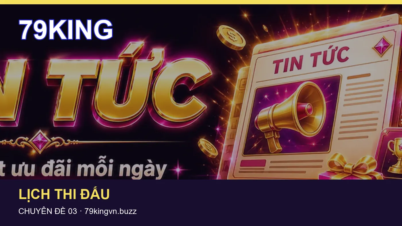 Lịch thi đấu: những thuật ngữ cần hiểu khi tra cứu 79KING